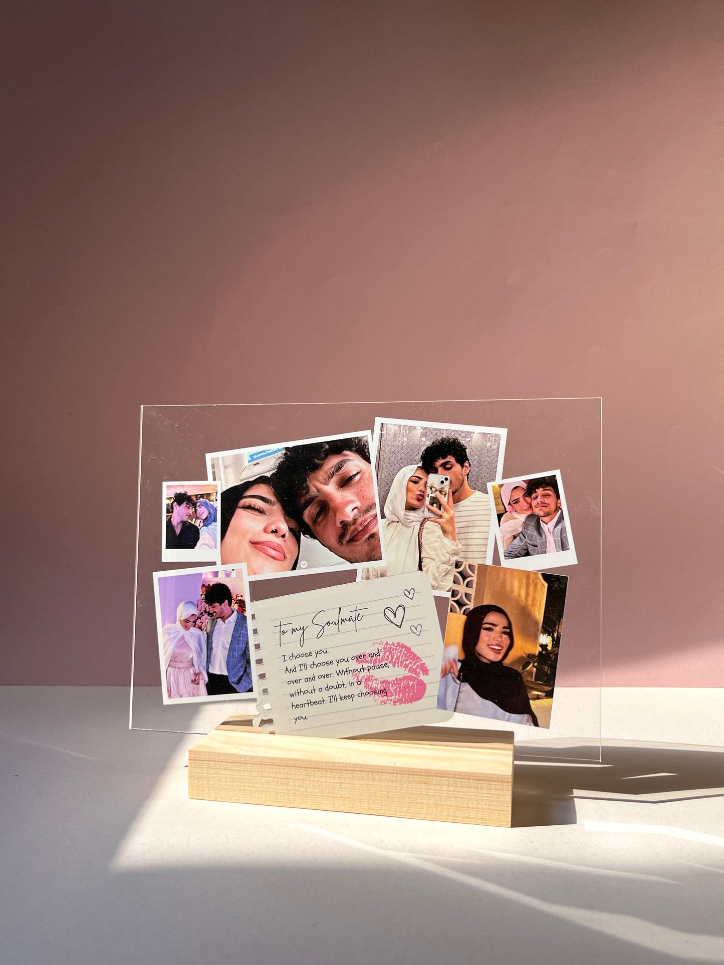 Personalized Photo Frame for My Husband – Romantic Gift with 6 Pictures & Love Message