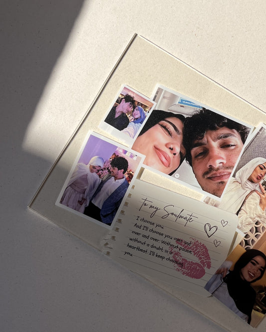 Personalized Photo Frame for My Husband – Romantic Gift with 6 Pictures & Love Message