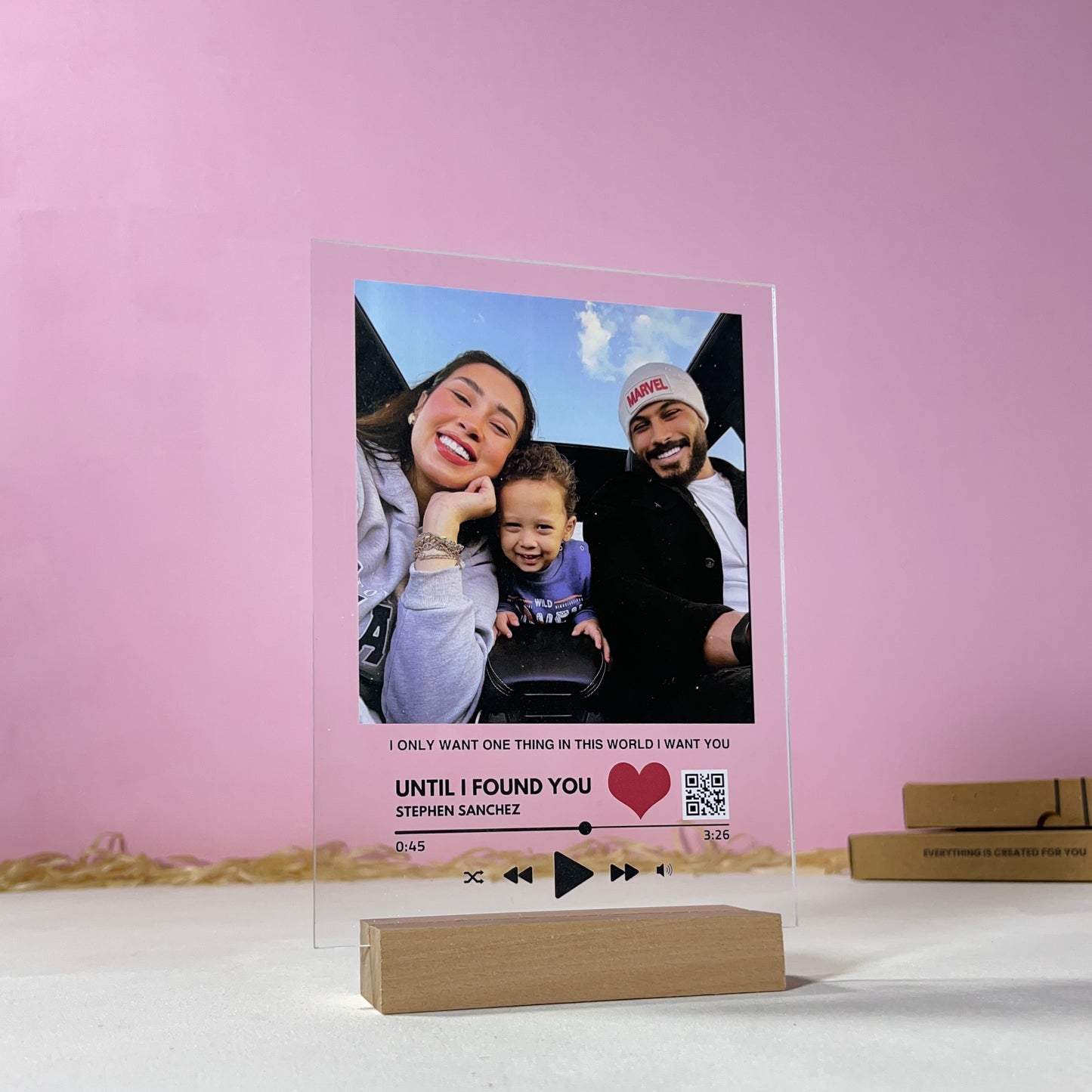 Music Frame with a massage
