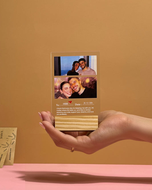massage to a person , Mini frame !