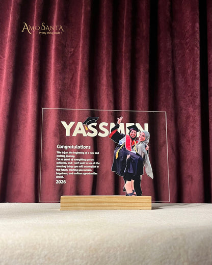 Personalized Acrylic Graduation Frame 🎓✨