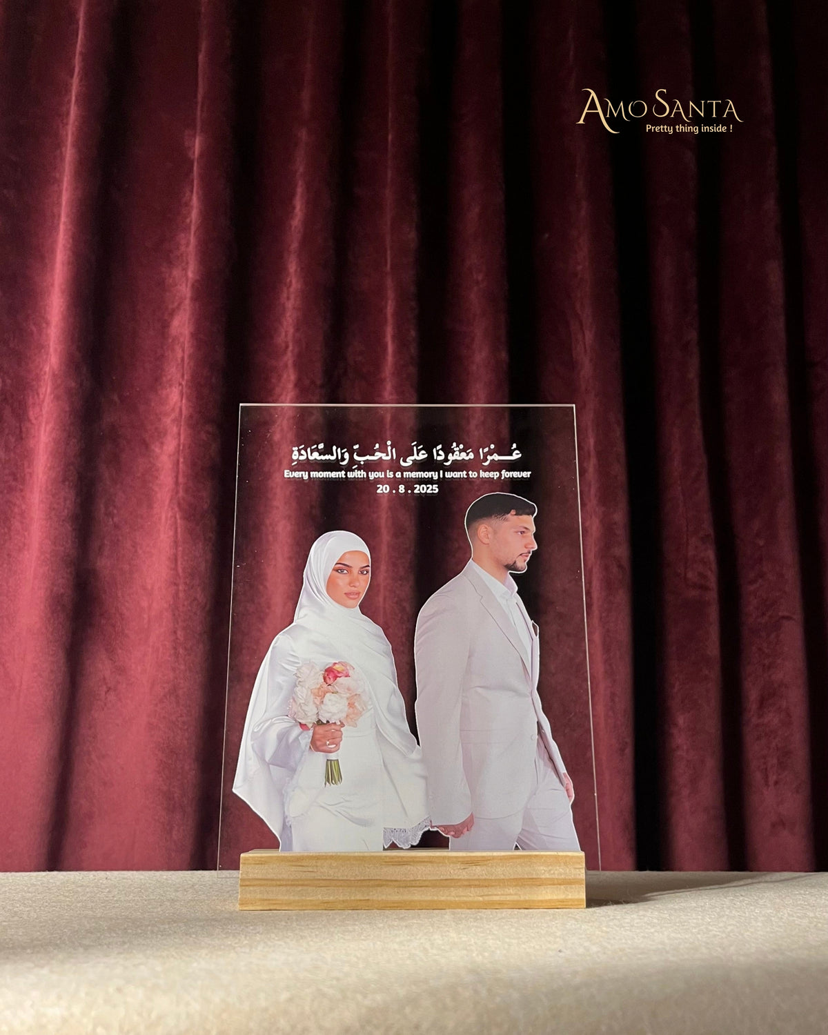 Personalized Clear Acrylic Photo Frame