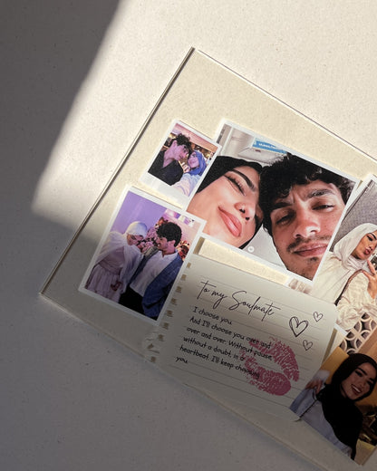Personalized Photo Frame for My Husband – Romantic Gift with 6 Pictures & Love Message