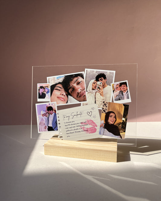 Personalized Photo Frame for My Husband – Romantic Gift with 6 Pictures & Love Message