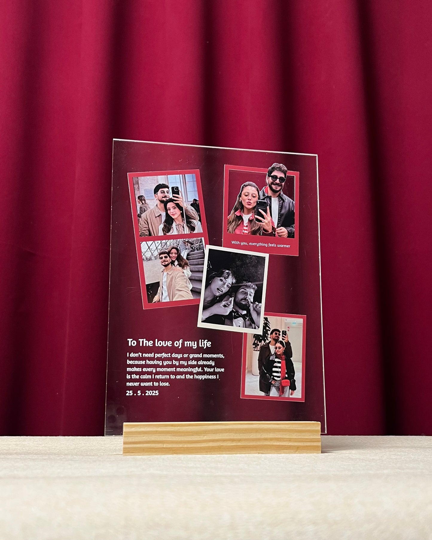 Personalized Acrylic Valentine’s Photo ❤️