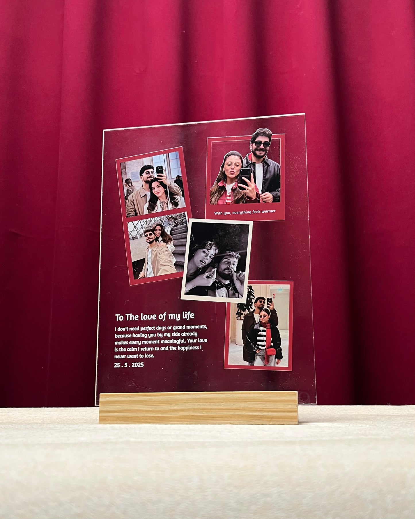 Personalized Acrylic Valentine’s Photo ❤️