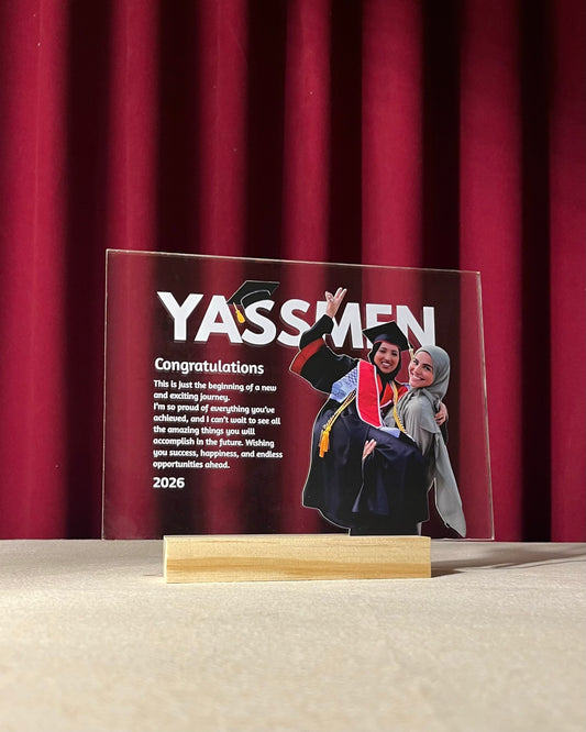 Personalized Acrylic Graduation Frame 🎓✨