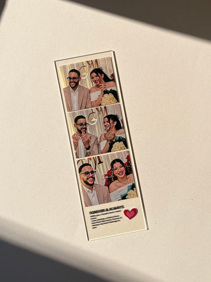 Custom Acrylic Photo Stand – 3 Images & Message