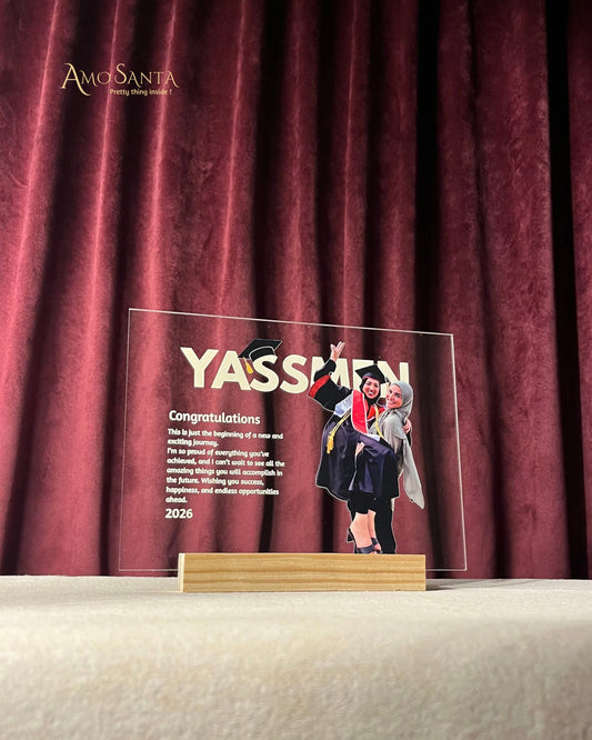 Personalized Acrylic Graduation Frame 🎓✨