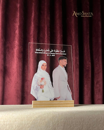Personalized Clear Acrylic Photo Frame