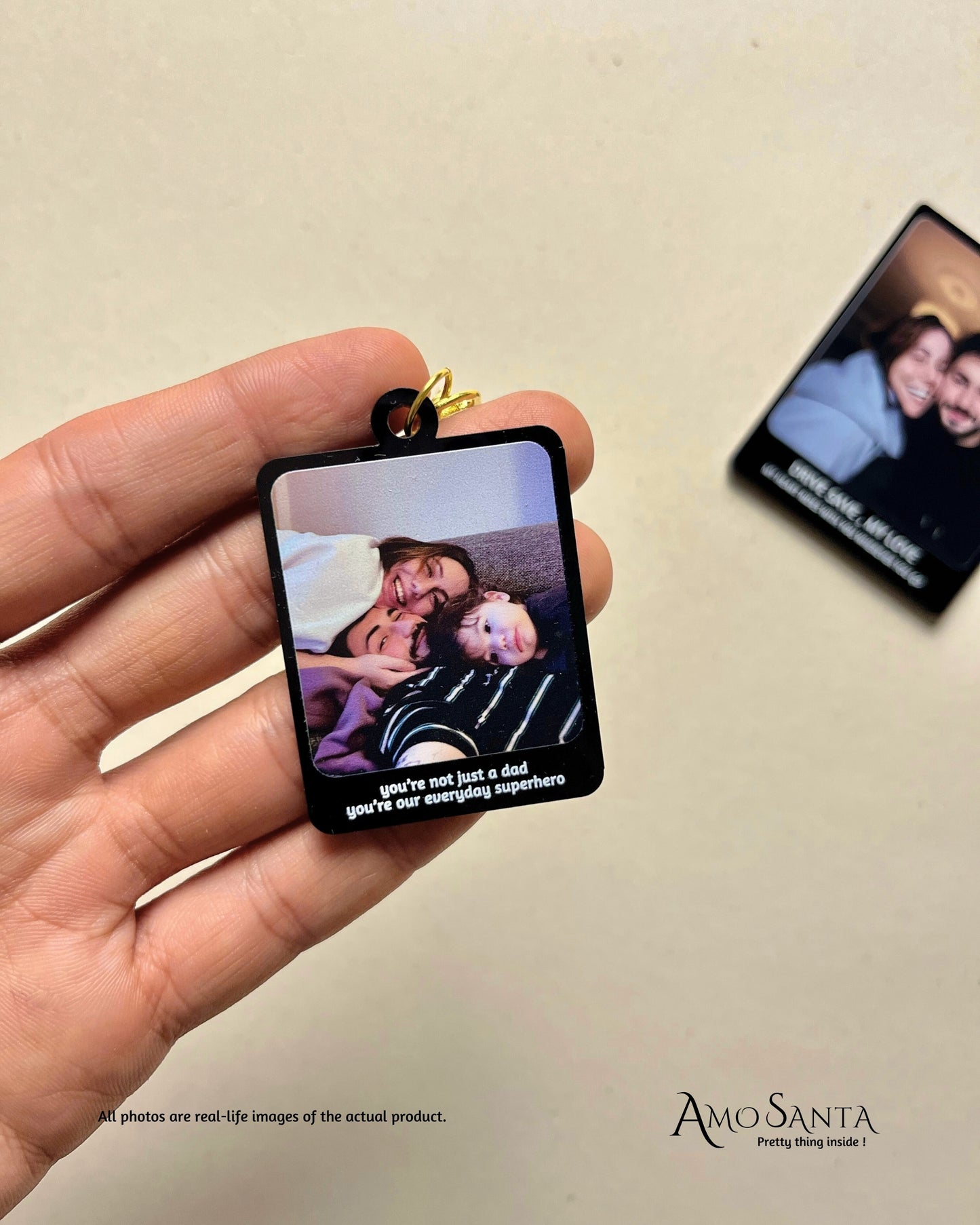 دائماً معك - قلادة للسيارة + سلسلة مفاتيح