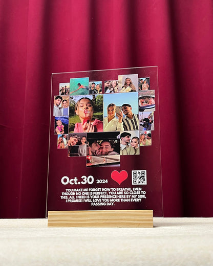 17 صورة - إطار واحد على شكل قلب