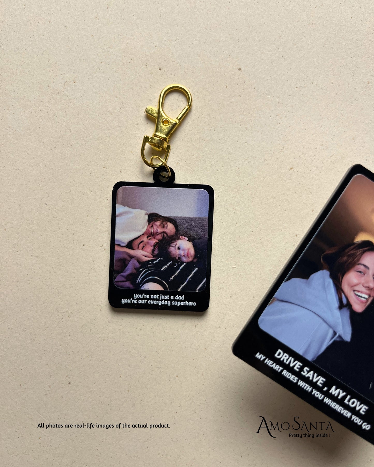 دائماً معك - قلادة للسيارة + سلسلة مفاتيح