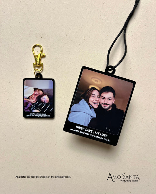 Personalized Car Pendant  -  Always With You