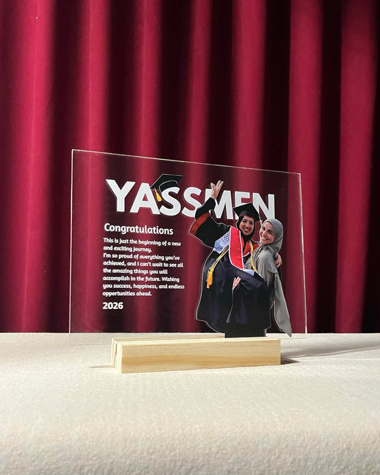 Personalized Acrylic Graduation Frame 🎓✨