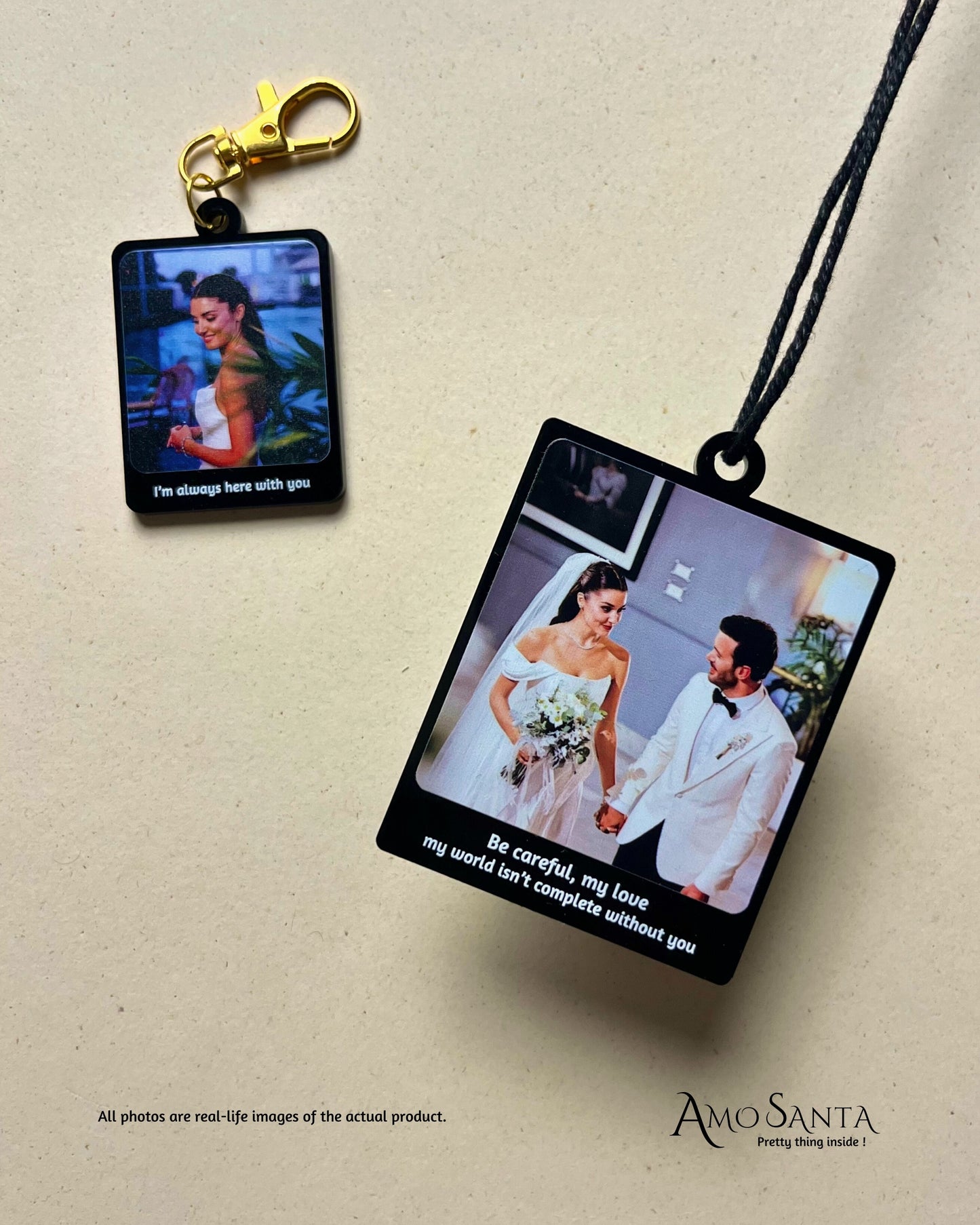 دائماً معك - قلادة للسيارة + سلسلة مفاتيح