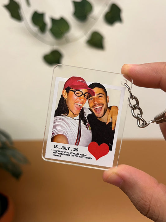 You’re my love -  Personalized Photo Keychain