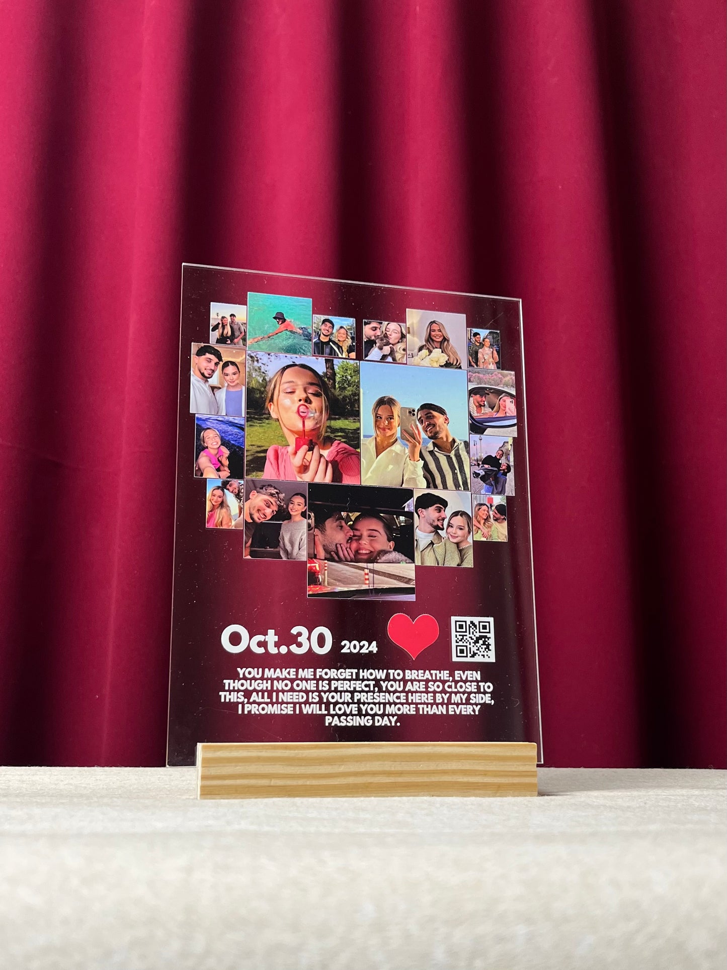 17 صورة - إطار واحد على شكل قلب