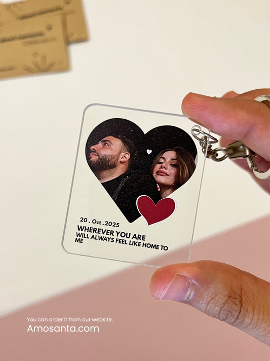 It's always you -  Personalized Photo Keychai