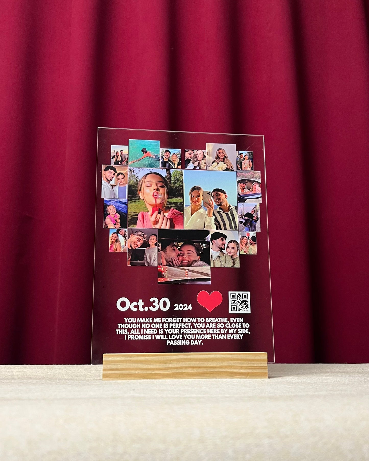 17 صورة - إطار واحد على شكل قلب