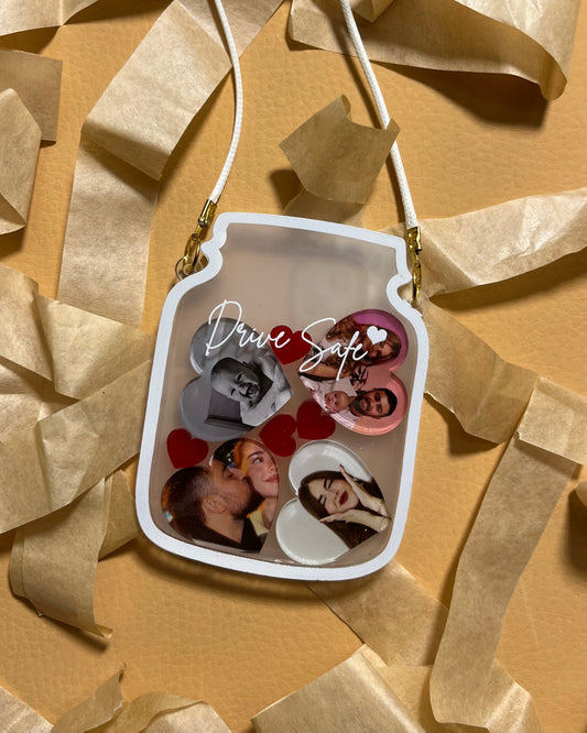 Personalized Memory Hearts jar