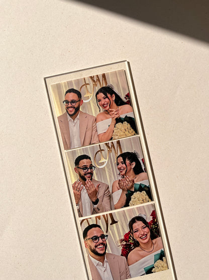 Custom Acrylic Photo Stand – 3 Images & Message