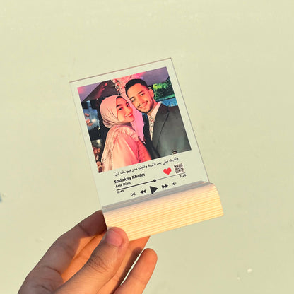 Music frame with a massage , Mini frame !