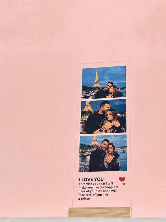 بطاقة تذكارية شخصية للحب - 3 صور ورسالة مخصصة